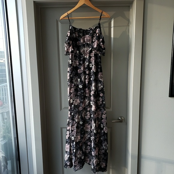 Nasty Gal Floral Off the Shoulder Maxi Dress - Picture 4 of 8